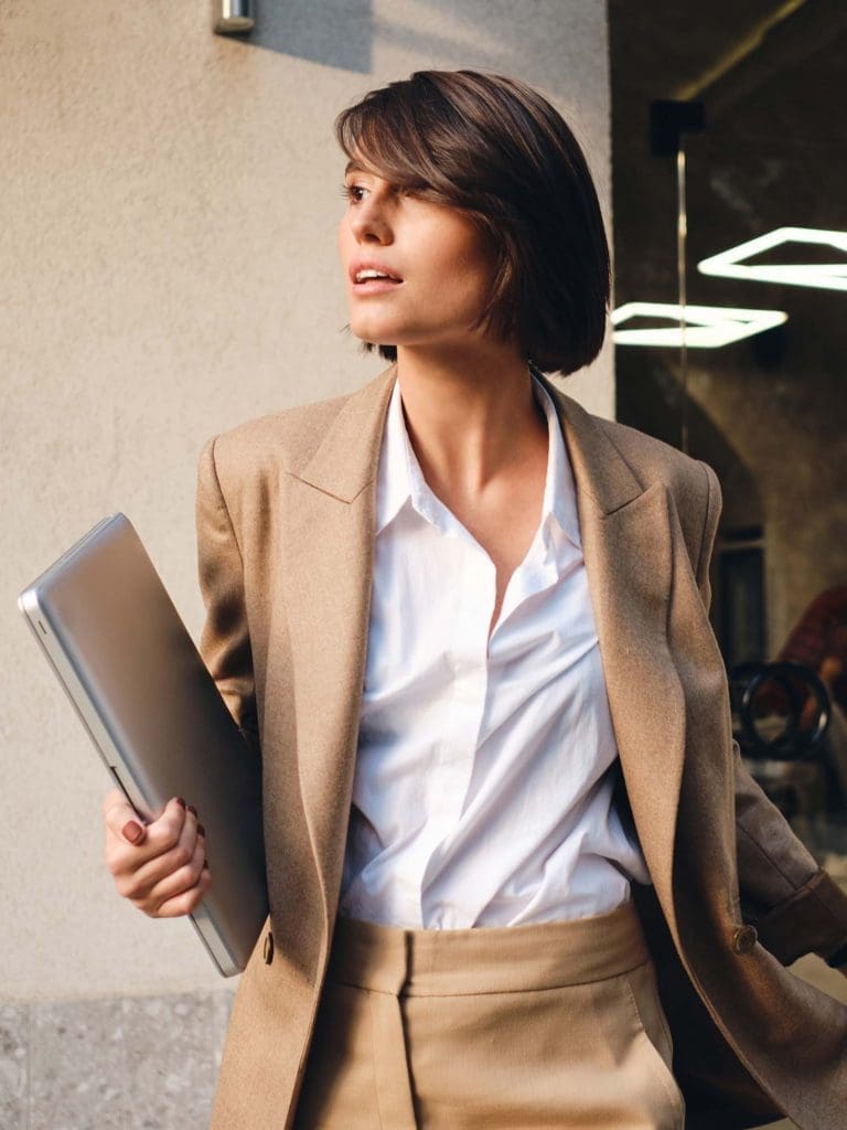 Woman Working.