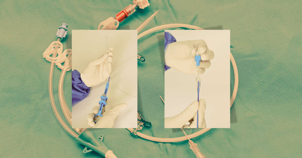 Gavel and medical port catheter representing the AngioDynamics MDL 3125 lawsuit.