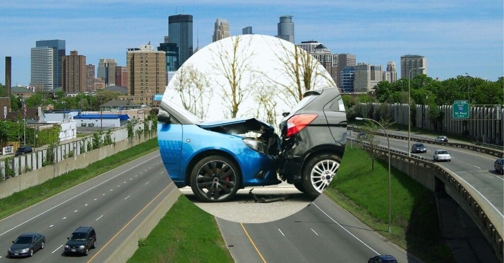 Car accident lawyer in Minneapolis near the I-35W and I-94 interchange, representing injured victims in Hennepin County.