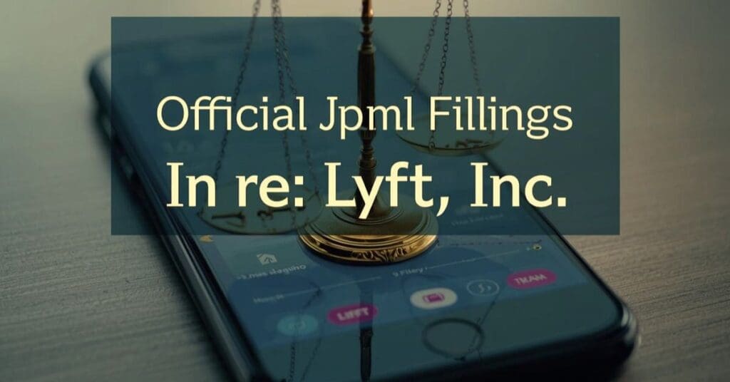 Federal litigation documents for Lyft passenger sexual assault lawsuits MDL 3171.